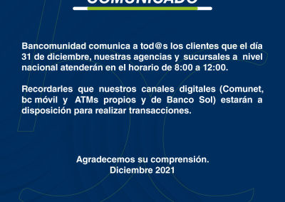 COMUNICADOS BC