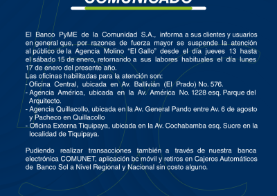 Comunicado Cierre Gallo 2022 01 12