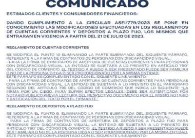 Comunicado Detalle Cr