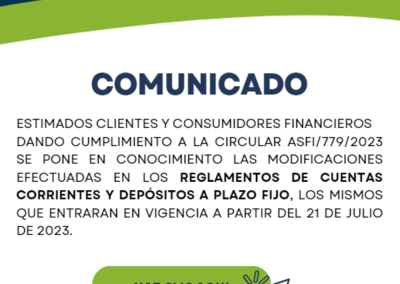 Comunicado Reglamentos C