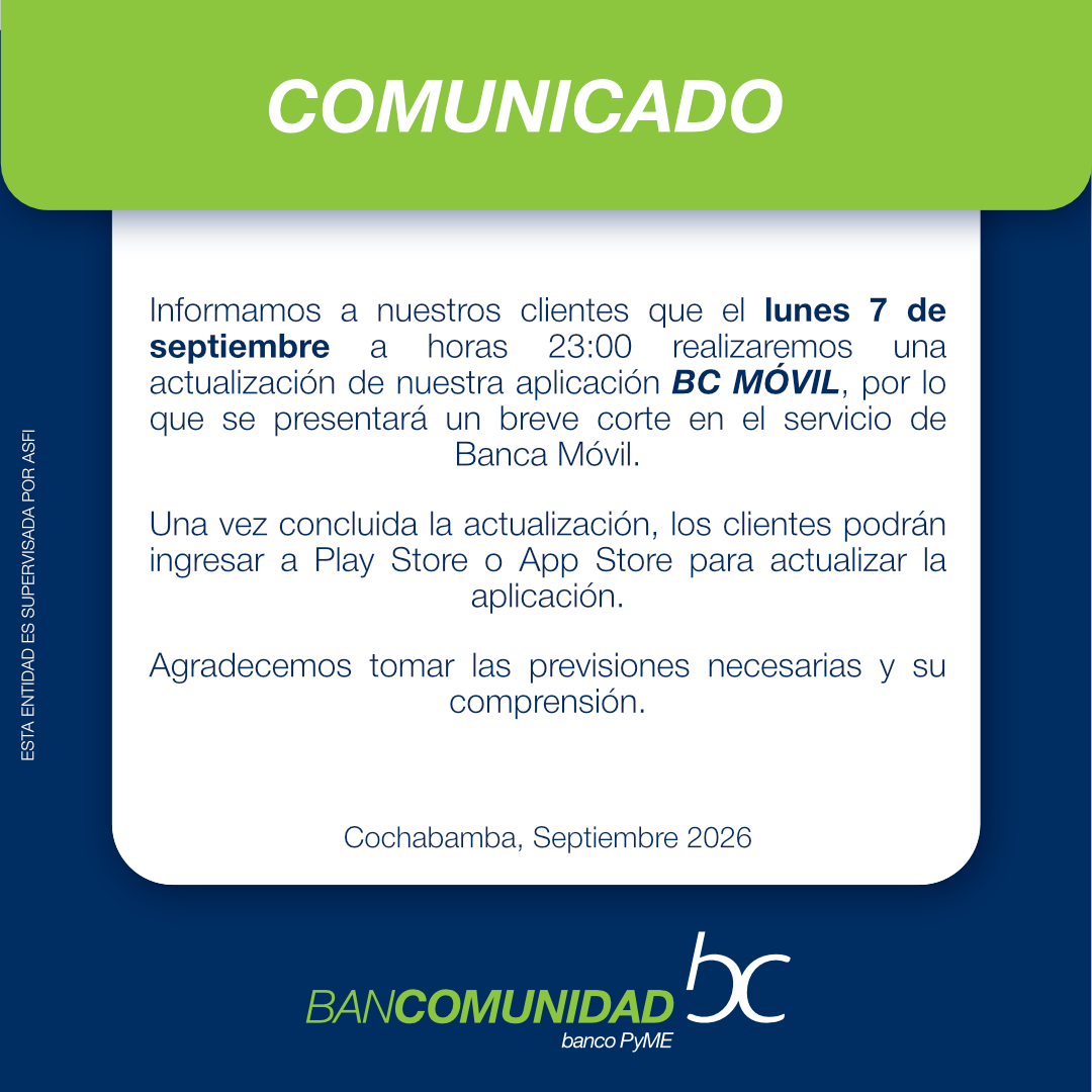 COMUNICADO BANCA ELECTRONICA 04.09.2026 1
